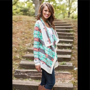 Pink Lily Boutique Bonfire Cardigan